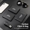 For Ford Car Driver License Cover Carbon Fiber Anti-Fur Car Driving Documents Fiesta Ranger Mondeo Escape Ecosport Fusion