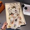 Dog Print 88*180cm Luxury Ladies Women Viscose Scarf Ventilate Female Cotton Linen Feeling Shawl Tassel Pashmina Muslim Hijab