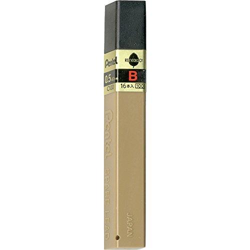 Механический карандаш Pentel Hi-Polymer, грифель 0,5 мм, B (C100-BD)