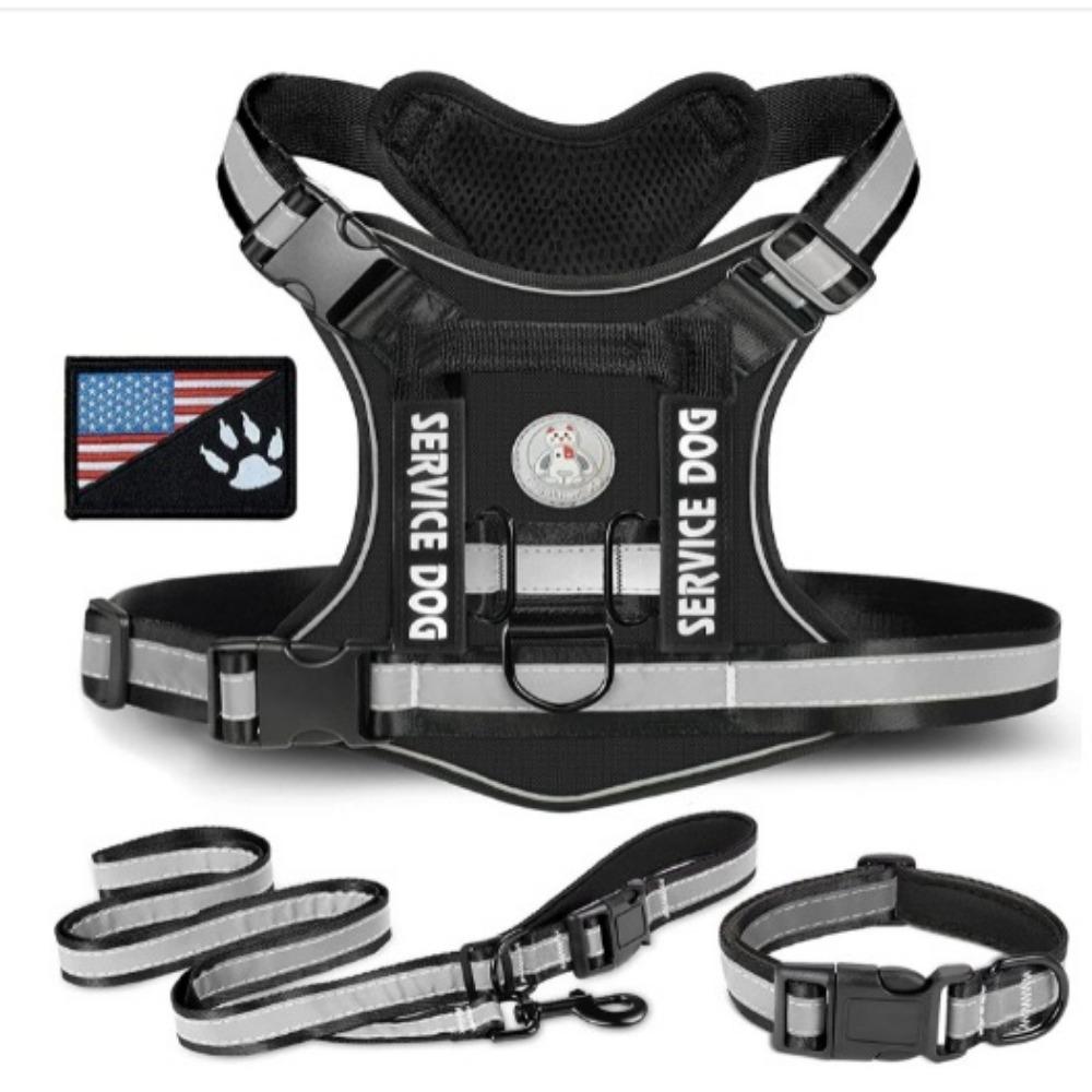 

Dog Tactical Chest Back Nylon Hand Grip Dog Vest Large Medium Dog Training Chest Strap S