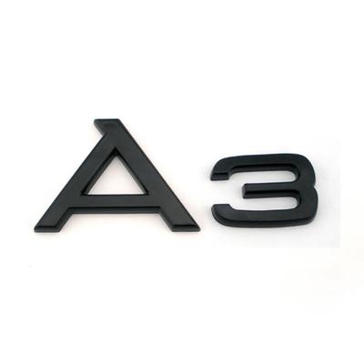 1PC Gloss Black Original Edition Emblem Lettering Logo A3 8L 8P 8V 8Y Car Stickers