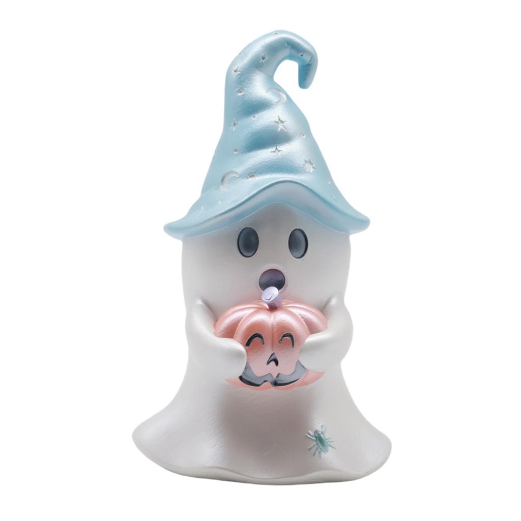 Halloween Ghost Figurine Resin Decor for Home Garden Party Holiday Decorations Living Room Ornament