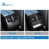 Airspeed Carbon Fiber for Mercedes Benz C Class W204 Accessories Car Rear Air Outlet Vent Cover Sticker Auto Interior Trim Decal
