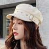 Hat Retro Gatsby Cap For Women Flat Top Ladies Star Beret Sailor Hat Duck Tongue Cap Newsboy Hat