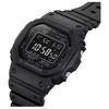 CASIO 5000 Solar Movement Resin Strap Watch Men's Watches Black Dial GW-5000HS-1