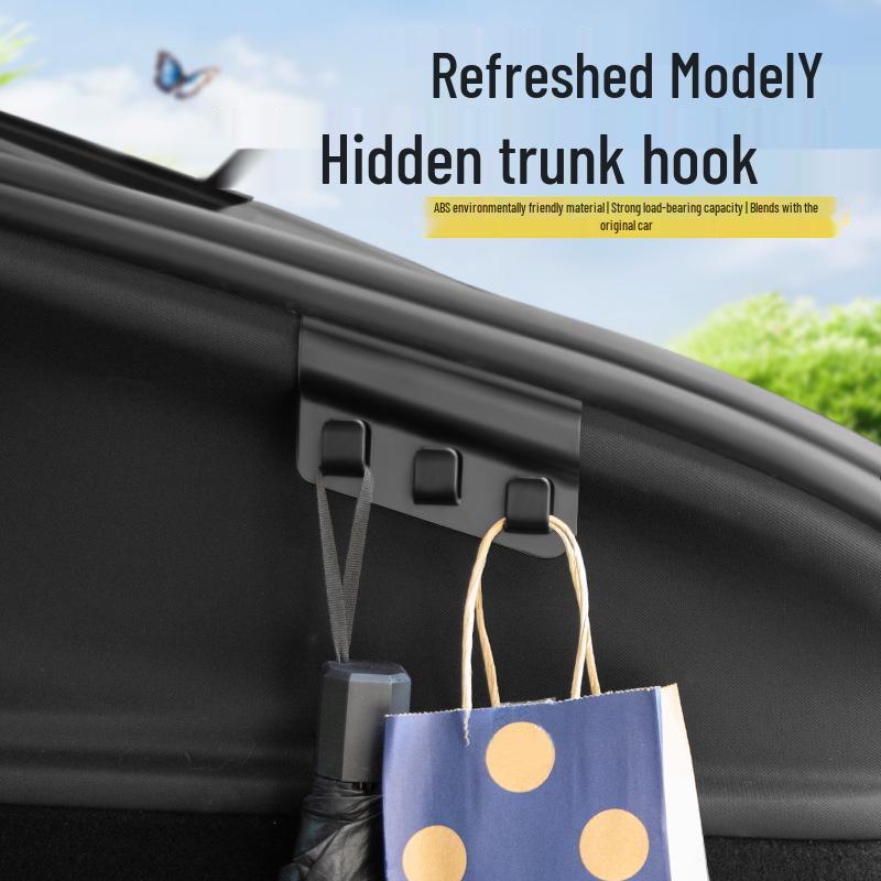 Tesla Model Y/3/YL Updated Trunk Hook Interior Accessory