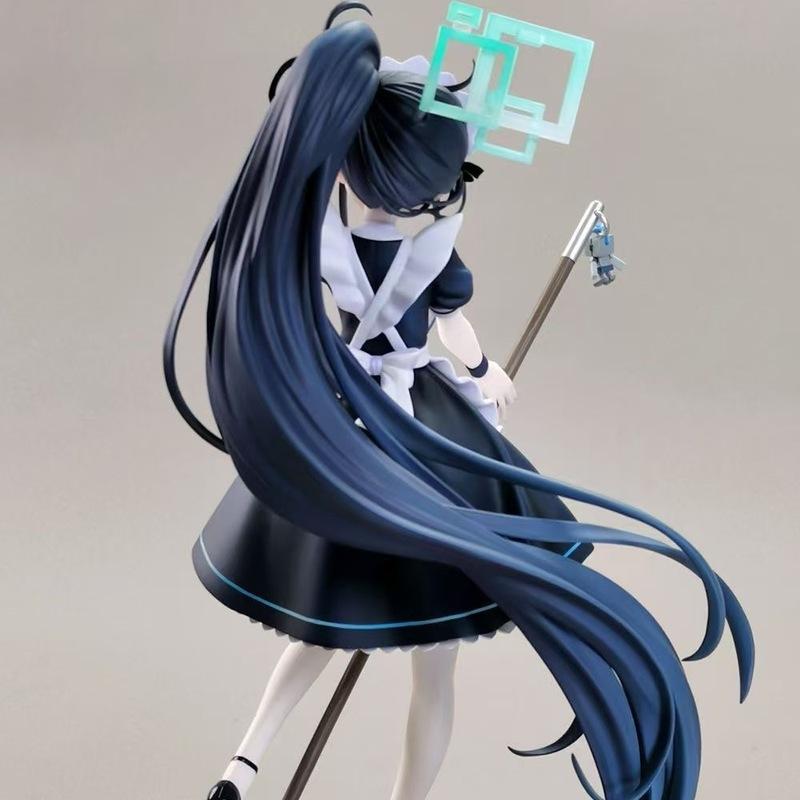 Generic Blue Archive Tendou Alice Maid Outfit Pvc Anime Girl Figure 24.5cm Desktop Decoration Collectible Model For Anime Fans
