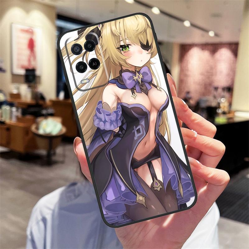 Genshin Impact Hentai Sexy Case For Oppo A17 A77 A80 A40 A60 A98 A78 A18 A38 A58 A16 A76 A96 A74 A94 A54 A57S A15 Cover