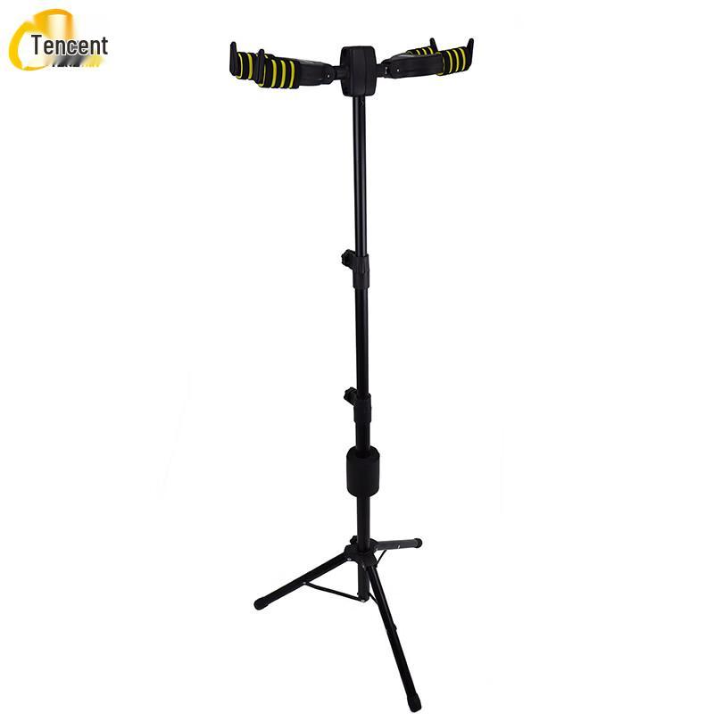 Tengxin Auto-Lock Vertical Double Guitar Stand