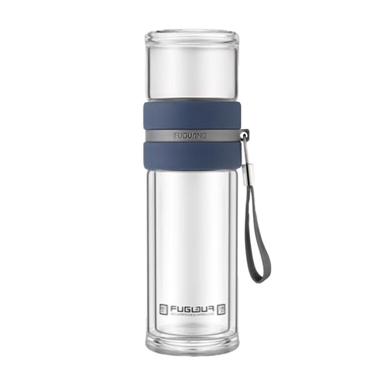 FUGUANG Double Wall Glass Tea Infuser Cup G1609-SH-240