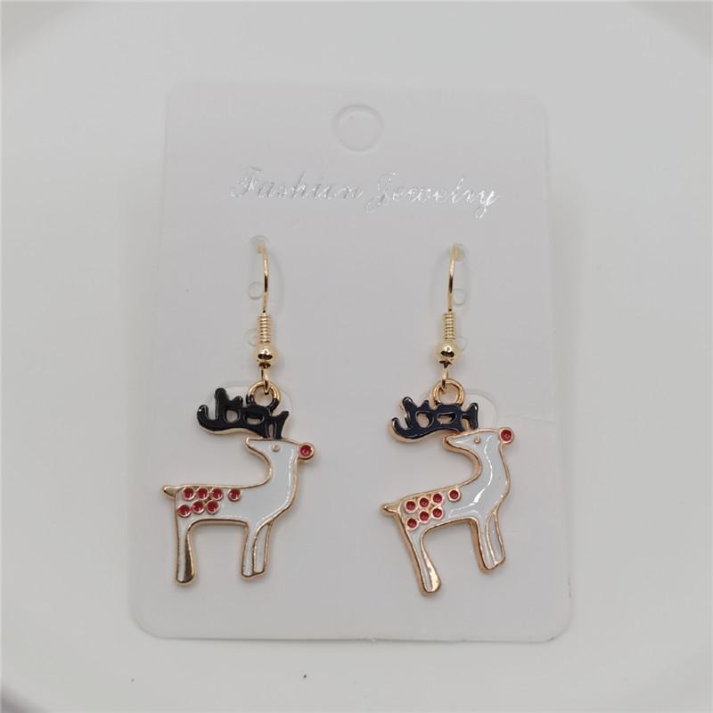 Top-Selling Christmas Dangle Earrings – Santa, Snowman, Reindeer, Snowflake, Candy Cane, and Tree Designs