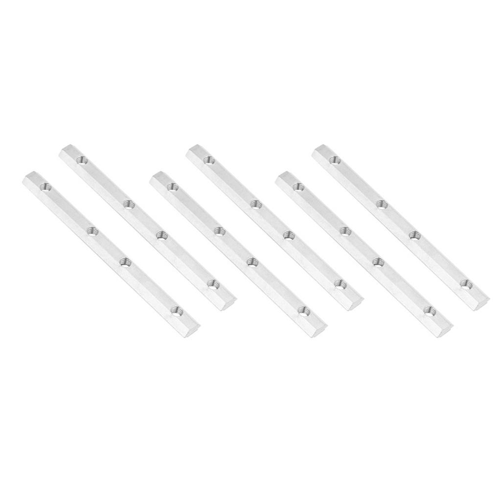 Hliníkový profil Uhlíková ocel Rovný Vnitřní Spojovník Standardní ( 2020 M5 6ks)