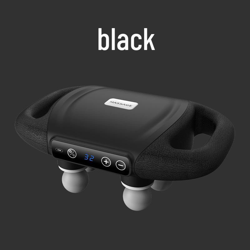 Professional Multi-head Fascia Gun for Intense Muscle Relaxation - Six Heads for Waist and Back Relief