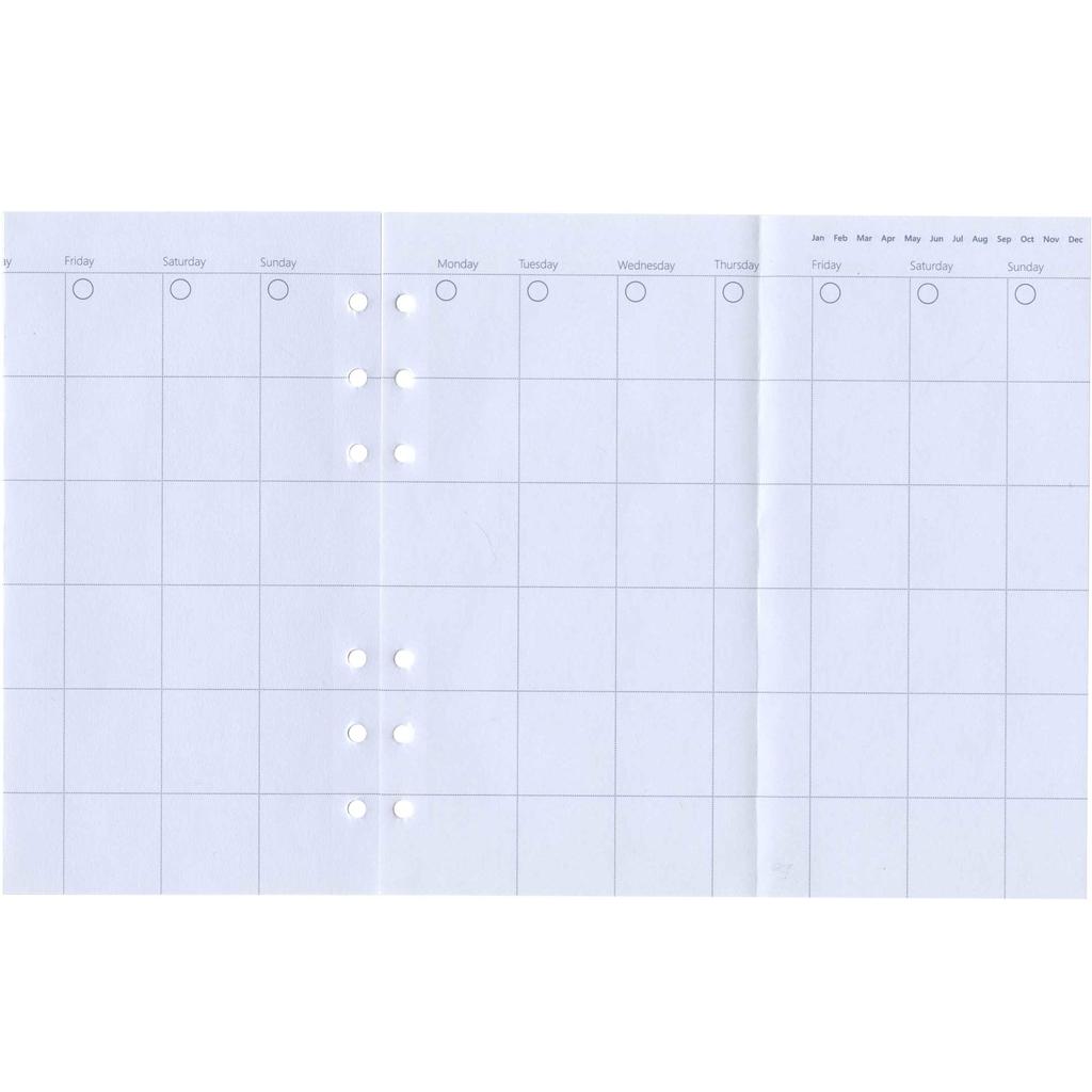 Bible-Size Clip Book, Classic Ring Diameter 25mm, White, 023634 [Parallel Import]