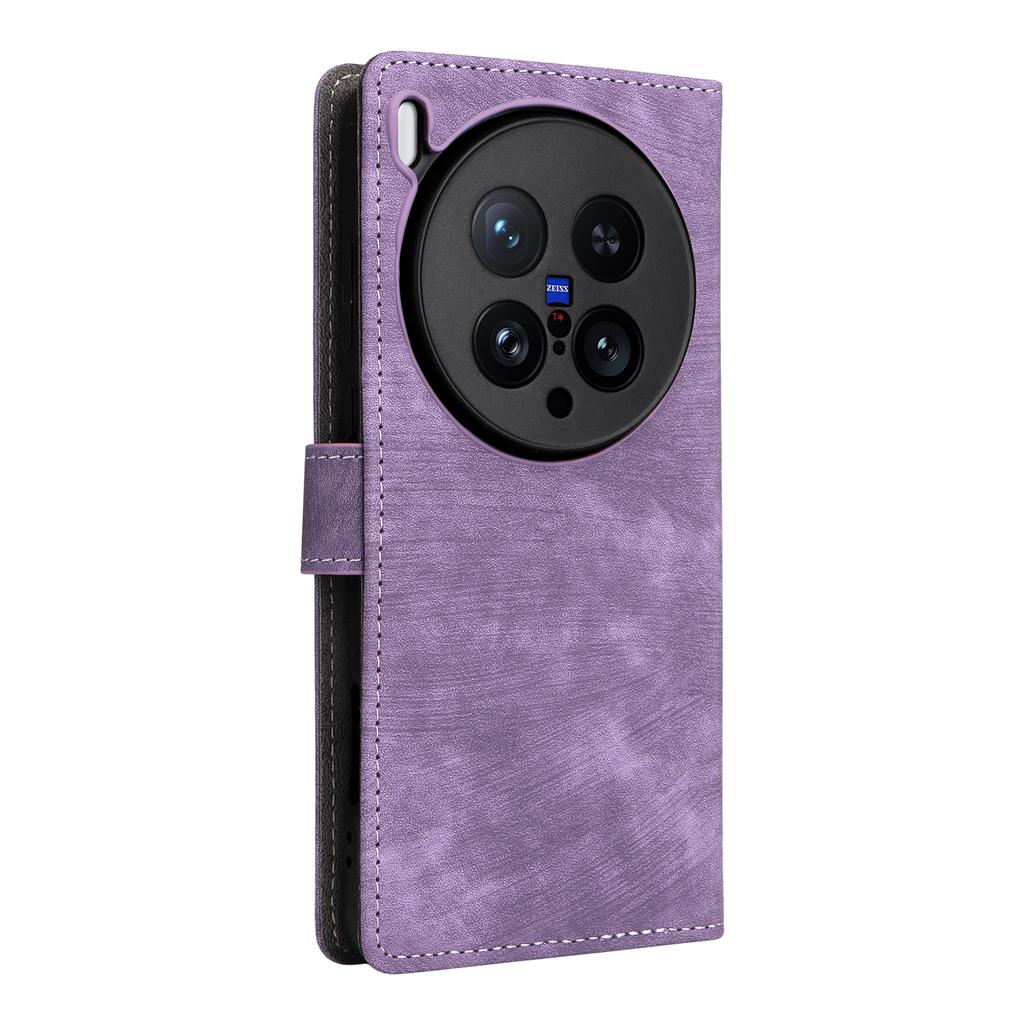 For vivo X200 Ultra 5G Case Wallet RFID Blocking PU Leather Phone Cover Stand with Strap