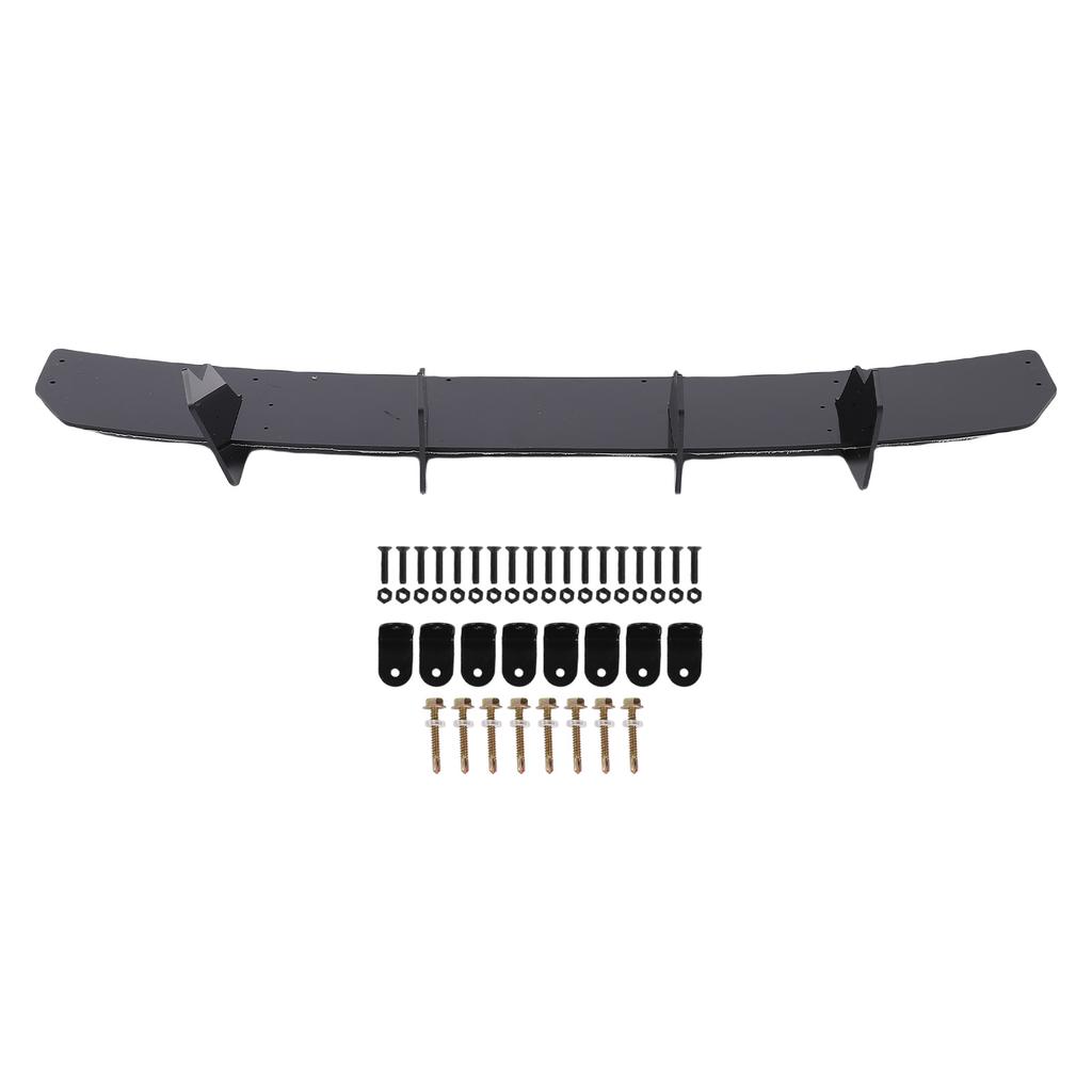 Heckstoßstangenlippe Diffusor Glänzend Schwarz Sportliche Optik Aerodynamisch Fahrstabilität Verbessern Ersatz