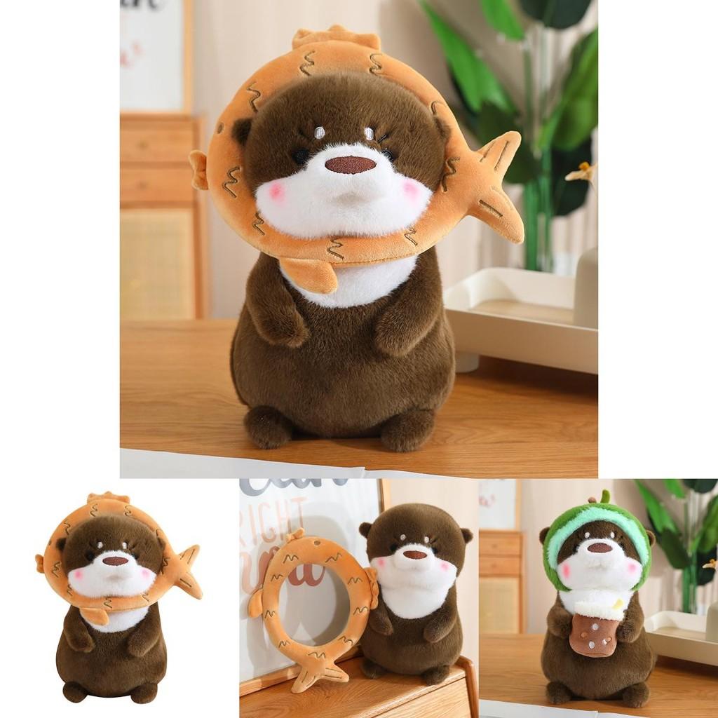 Entzückende Plüschotter-Puppe Mit Niedlichen Designs Perfektes Geschenk Für Mädchen Und Freunde