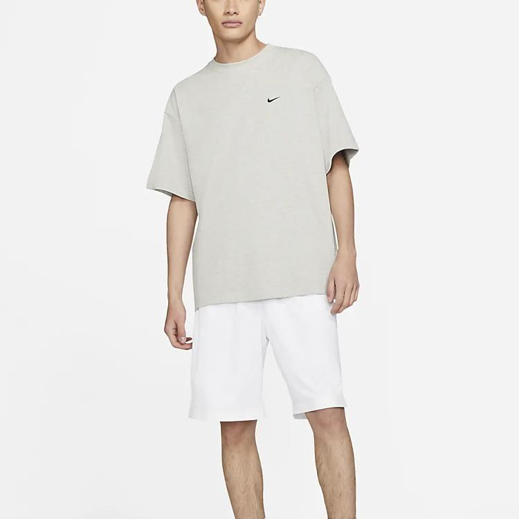 Nike Reflective Logo Striped Athletic Shorts Unisex Bottoms White DH6593-100