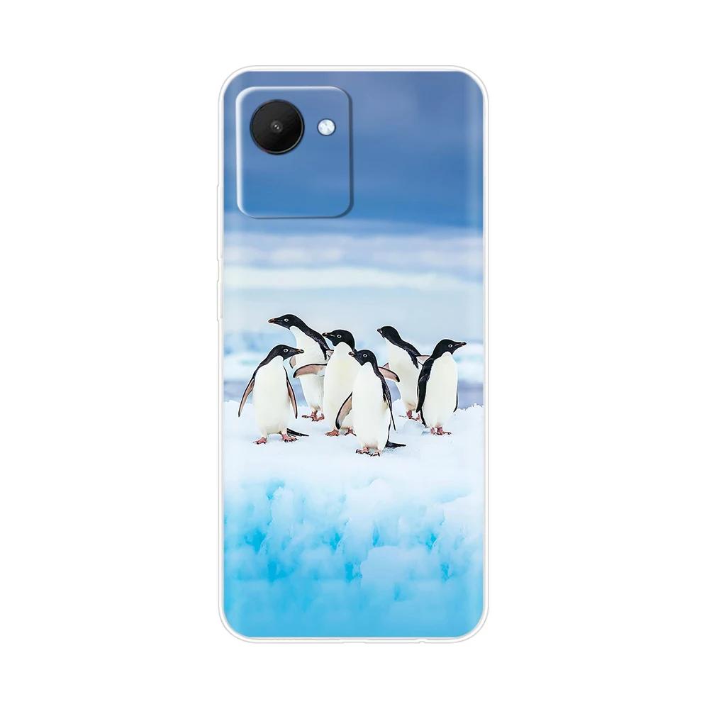 Etui Torba na Telefon Komórkowy Do Realme C30 Etui RealmeC30S Pokrowiec Do OPPO Realme C30S C30 s RealmeC30 Miękki Przezroczysty Silikonowy Tylny Pokrowiec