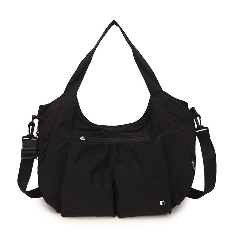 

Tote bag large-capacity bag women s new trendy fashion portable shoulder oblique span commuter bag чёрный