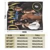 Damon Salvatore Blanket Quality Super Soft  Bedding Throws Autumn Boy Girl Couch Chair Sofa Bed Funny Bedspread