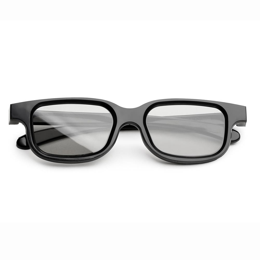 2/3PC 3D Glasses for 3D TV's 1 Pairs Prescription-ready Glasses Gaming and TV Glass Frame Universal Plastic Glasses for 3D Movie Game