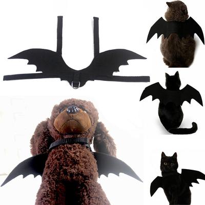 Robe de Fête Drôle Accessoire Cosplay Ailes de Chauve-souris Halloween Chien Chat Costume pour Animal de Compagnie