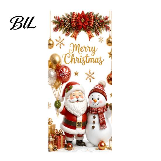 Holiday Glass Clings Christmas Window Clings, Cute Snowman Santa Penguin Reindeer Stickers for Home Decoration Glass, Reusable Static PVC Decal Party