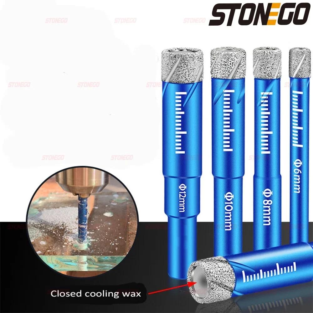 Diamond Drill Bits Set 5-16mm For Glass Porcelain Tiles Ceramic Granite Dry Drilling Tools