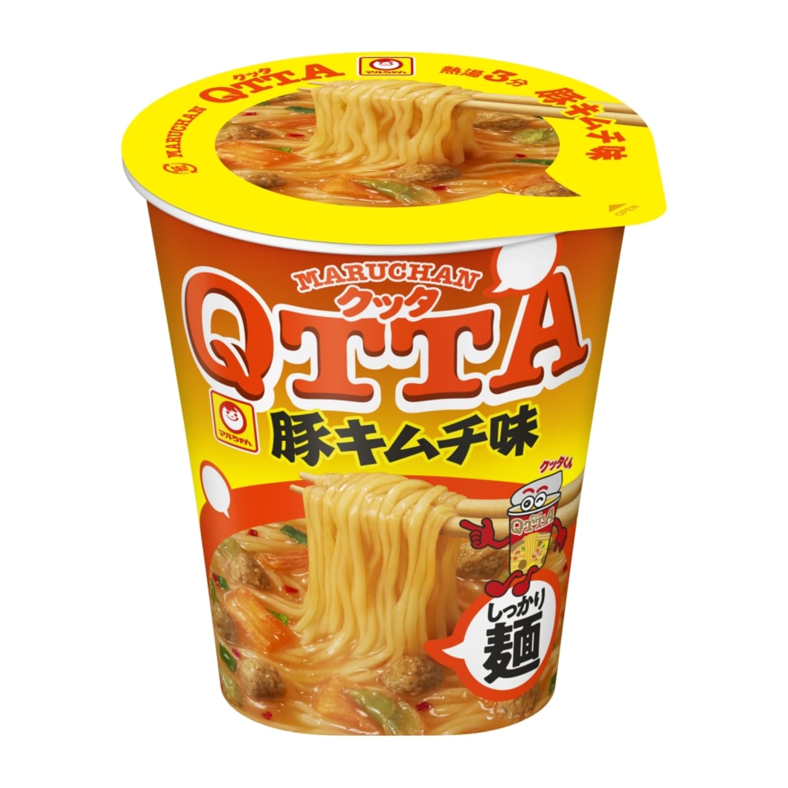 

Maruchan QTTA Pork Kimchi Flavor x 12 Instant Buy in Toyo Kutta (76g cups) Ramen, Box, Suisan,