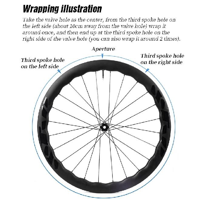 LEBYCLE Bicycle Tubeless Rim Tapes Width 21-36mm*10M Bike Rim Tape Strips For MTB Road Bike Wheel Durable Bicycle Accessories