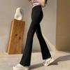 Haifischhose Schlaghose Damen Oberbekleidung Leggings Hohe Taille Bauch Hufeisenhose