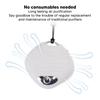 Mini Wearable Air Purifier Smoke Odor Removal Portable Negative Ion Air Purifier Necklace For Car Travel White