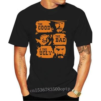 Neu The Good The Bad The Ugly Klassischer Spaghetti Western Film Clint billigste Männer Lila T-Shirt Rundhals Hip T-Shirt