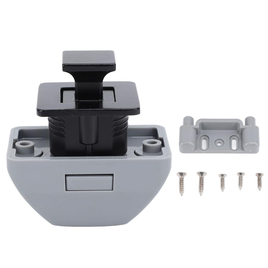 RV Push Cabinet Lock Metal Push Button Keyless Cupboard Drawer Compartment Latch Lock Catch for Caravan Yacht Boat
