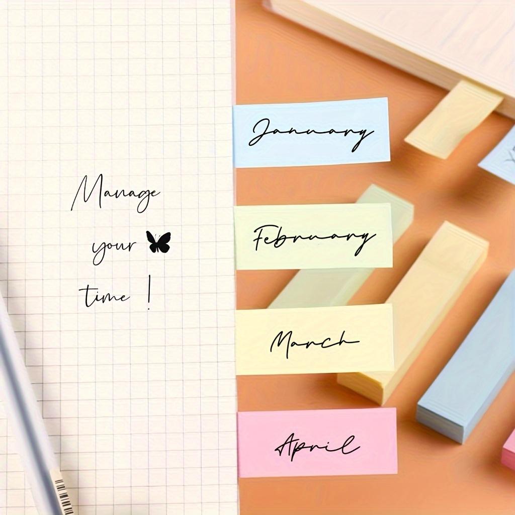 Small Rectangular Colorful Sticky Notes, Ideal for Messages for Students, Home, School, And Office Use