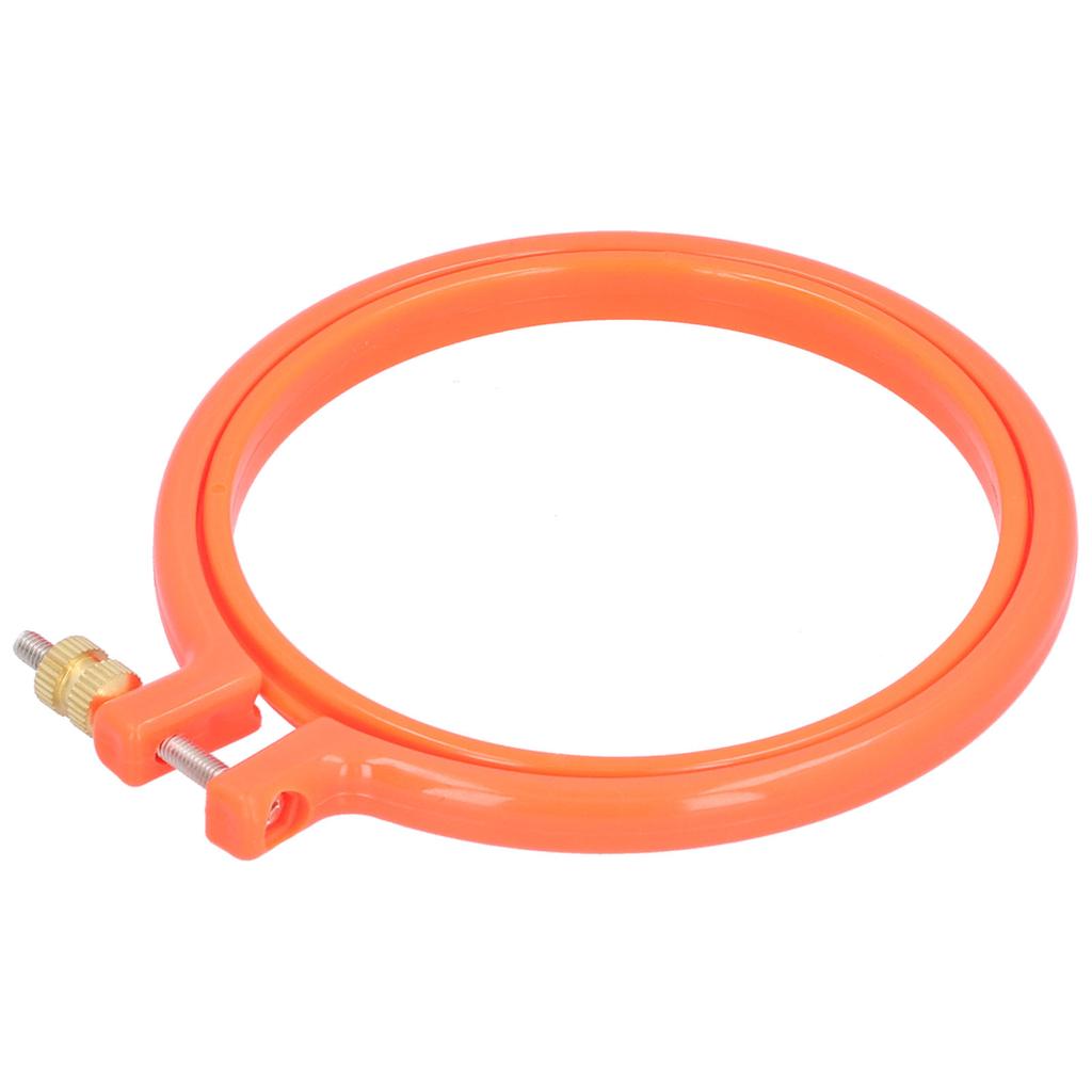 Cross Stitch Embroidery Circle Plastic Colorful Hoop Ring for DIY Art Craft Sewing4in