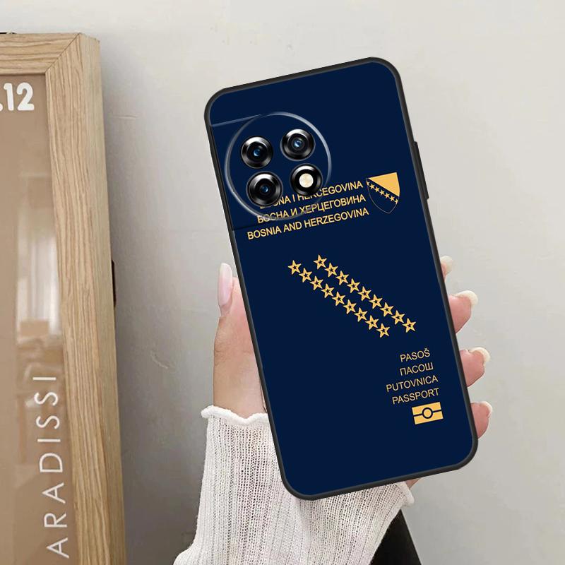 Bosnia Flag Case For OnePlus Nord CE 5 3 4 Lite N20 N30 OnePlus 13T 10T 8T 11 12 13 15 R 9 10 Pro Cover