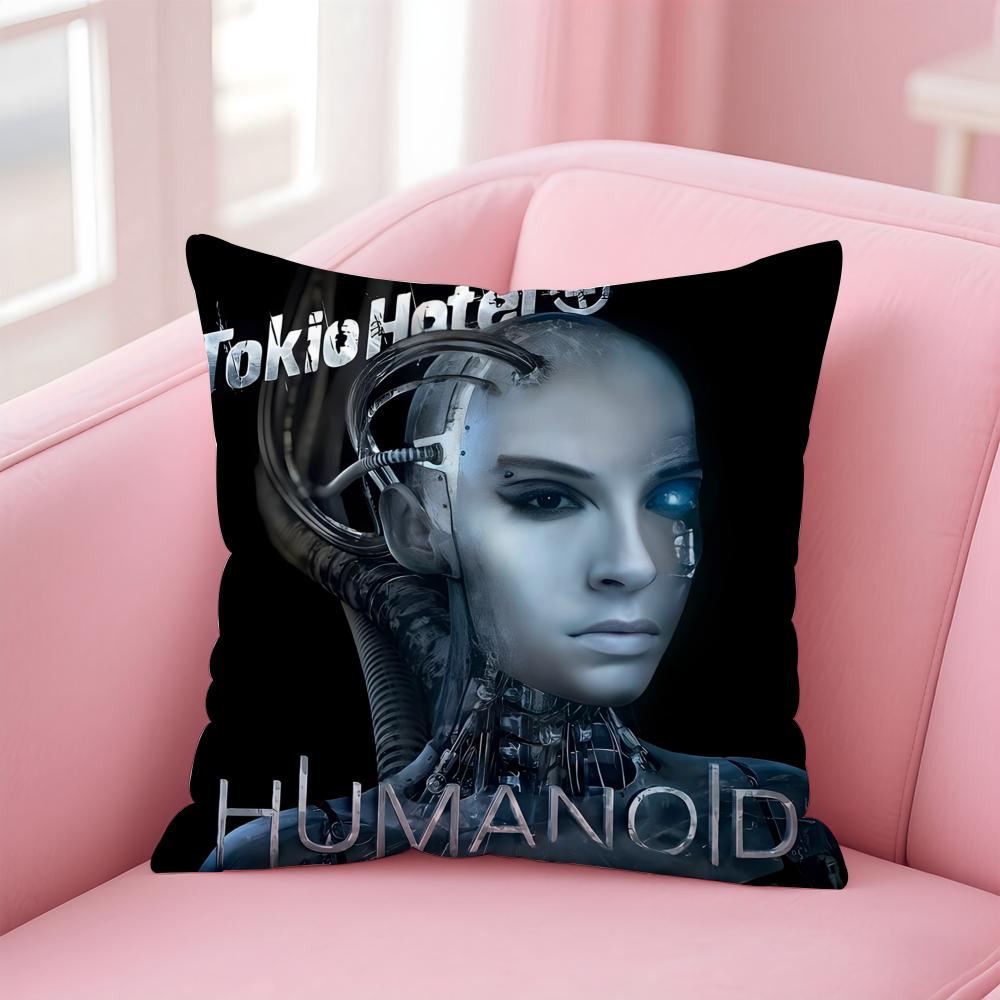 Band T-Tokio H-Hotel Cushion Cover Comfortable Reversible Pillow Cover Ideal for Car Sofa Bedroom & Beyond