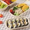 Deshangyuan 700ml Sugarcane Pulp Disposable Meal Boxes with Lids, 50-Pack