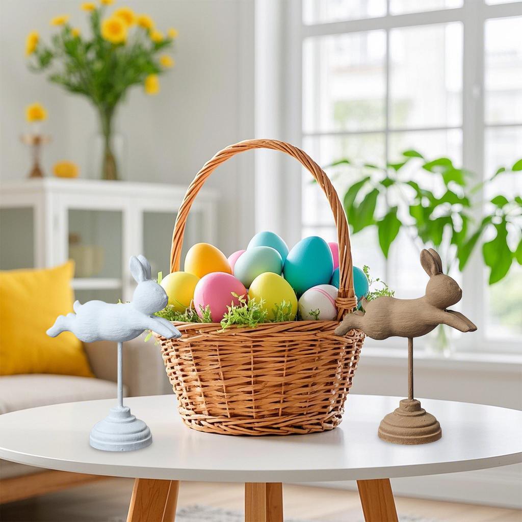 Easter Wooden Figurine, Home Decor, Children's Room, Creative Desktop, Window Display, Photography Decoration.