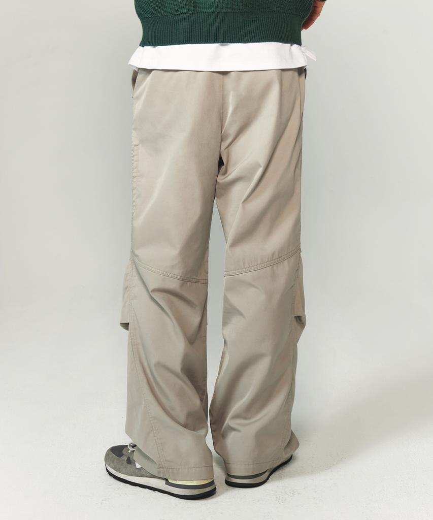 INTEMPOMOOD Paratrooper Layered Pants_Sand Khaki