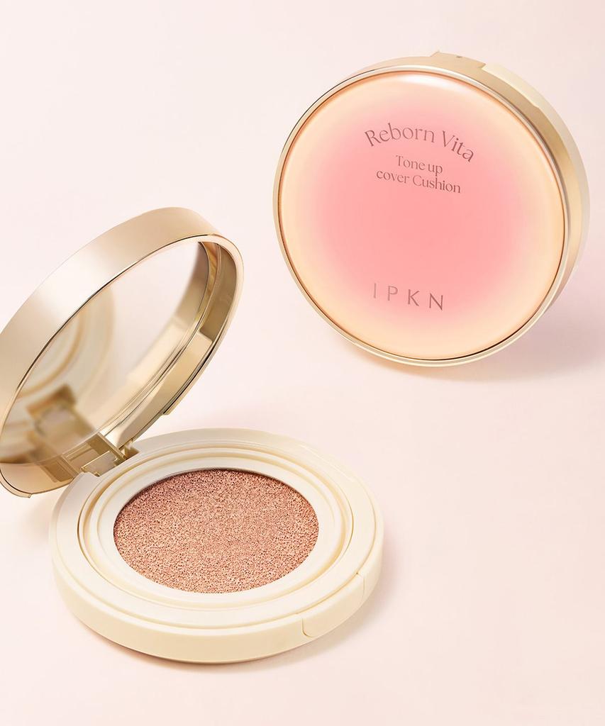Ribbon Vita Tone Up Cover Cushion Main Product + Refill (2 Colors)