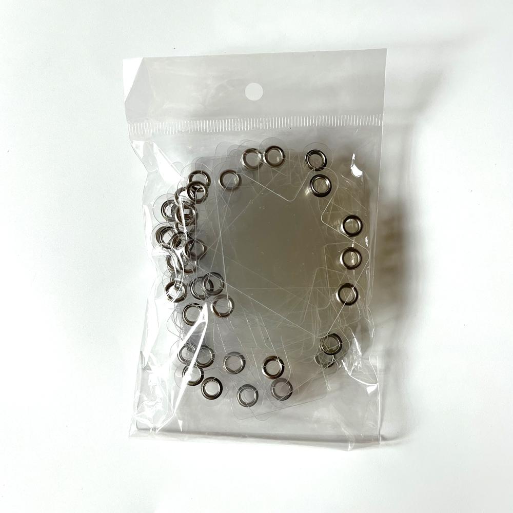 50Pcs Transparent Mobile Phone Lanyard Anti-lost Card Gasket Universal Phone Hanging Cord Patch Tether Pad