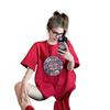 New Chinese style pure cotton short-sleeved T-shirt women's print new spring and summer interior with casual half-sleeved red top tide