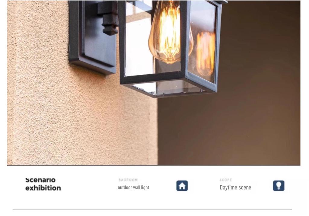 European Style Waterproof Solar Wall Lamp: Super Bright Antique Design for Outdoor Courtyards, Corridors, and Villa Hallways