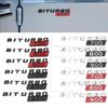 ABS BITURBO 700 800 900 Logo Side Fender Trunk Body Badge Emblem Decals Sticker For Benz Brabus G Class G700 G800 G900 W463 YW3