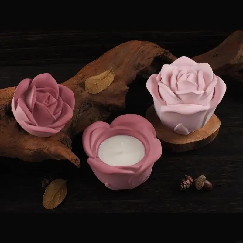 Flower Resin Jar Molds and LIDS, Rose Holder Molds, Making Cup Jewelry Cases for Home Decoration