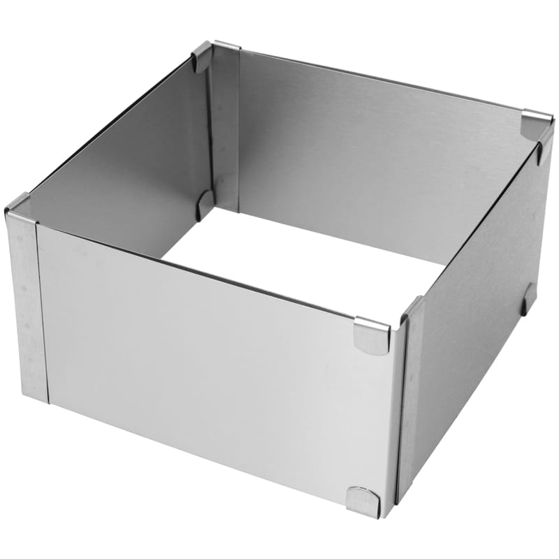 Adjustable Rectangular Form 15x15/27x27 H=8cm