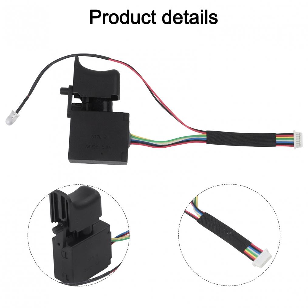 Wrench Switch Push Button Speed Control With Light